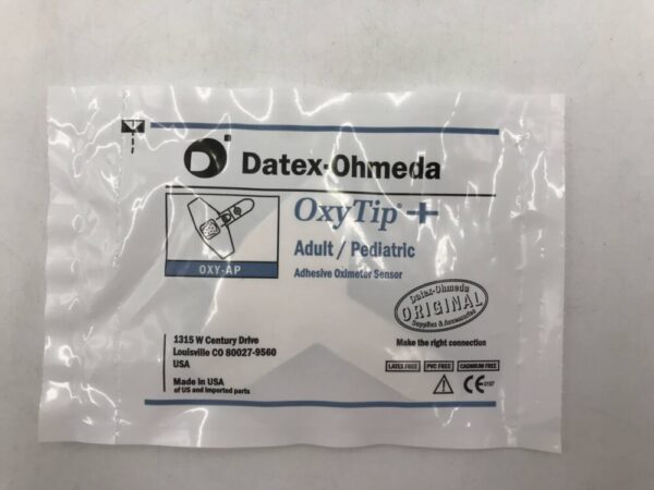 Datex-Ohmeda OXY-AP OxyTip+ Adult/Pediatric Adhesive Oximeter Sensor