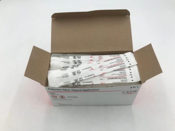 CARDINAL HEALTH A5005-1 Polyester Fiber-Tipped Applicators 6in (100/Box)(X)