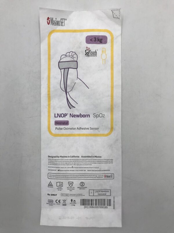 MASIMO 2203 Newborn SpO2 Neonatal Pulse Oximeter Adhesive Sensor <3kg(X)