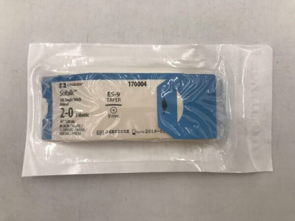 COVIDIEN 170004 Sofsilk Syneture Coated, Braided Silk Single Stitch Reload 2-0, 48in (X)