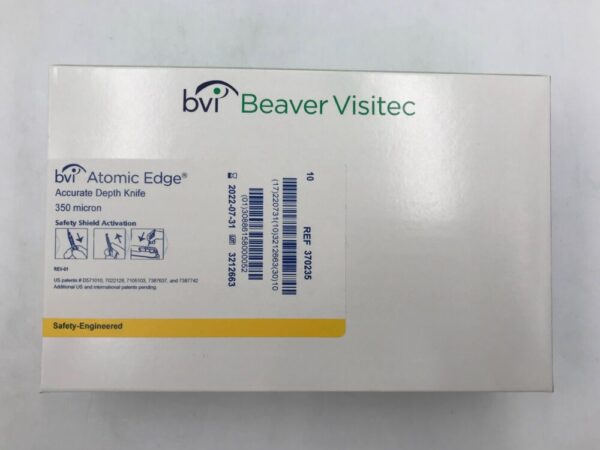 BVI 370235 Atomic Edge Accurate Depth Knife 350micron (10/Box)(X)