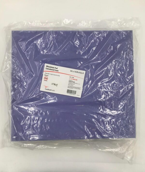 CARDINAL HEALTH FP-WHLCHR Wheelchair Pad Convoluted Foam 18Lx16Wx4in. H