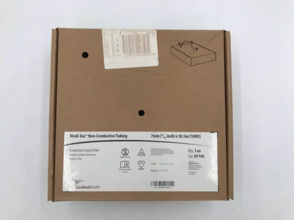 CARDINAL HEALTH N7100 Medi-Vac Non-Conductive Tubing 7mm x 30.5m