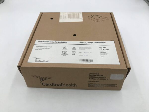 CARDINAL HEALTH N7100 Medi-Vac Non-Conductive Tubing 7mm x 30.5m