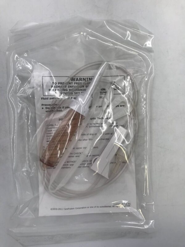 CareFusion 72215N Secondary Set Hanger Vented/Nonvented 15Drop ≈13mL ≈102cm (40in) (X)