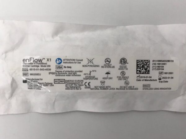 CareFusion 980200EU enFlow Disposable IV Fluid/Blood (X)