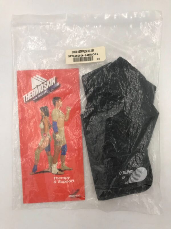 SAMMONS PRESTON SP55060506 Thermoskin Swede-0 Strap Lok Blk XSM
