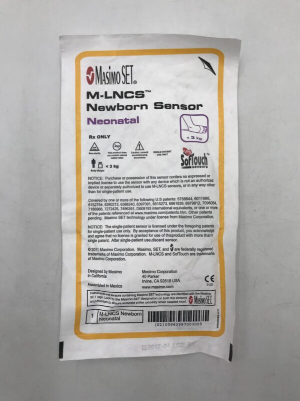 MASIMO M-LNCS Newborn Neonatal SoftTouch Neonatal Sensor <3kg (X)