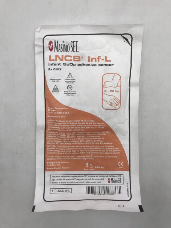 MASIMO LNCS Inf-L Infant SpO2 Adhesive Sensor 3-20kg