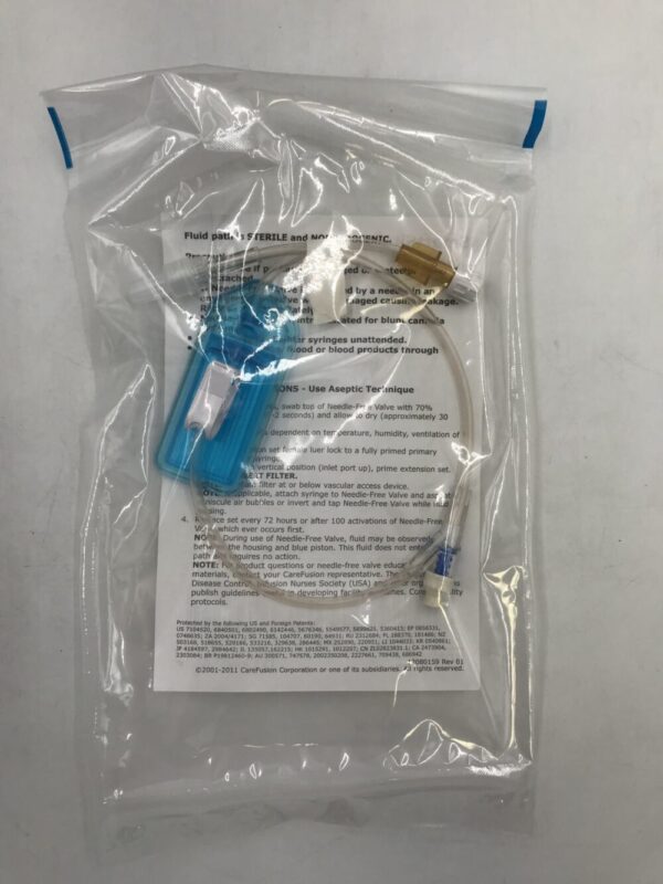 CareFusion 20128E SmartSite Extension Set 1.2 Micron Low Protein Binding Filter Needle-Free Valve ≈ 5ml ≈ 43cm (17in) (X)