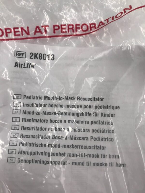 CareFusion 2K8013 AirLife Pediatric Mouth-To-Mask Resuscitator