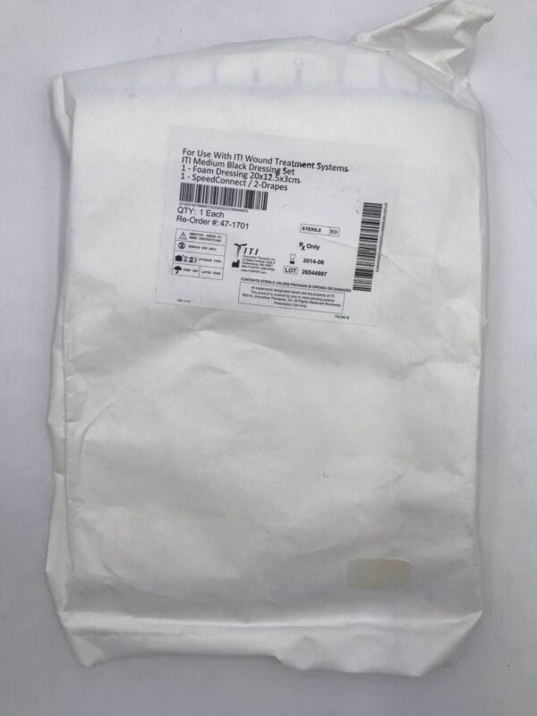 Cardinal Health 47-1701 For Use w/ ITI Wound Treatment Systems ITI Medium Black Dressing Set (X)