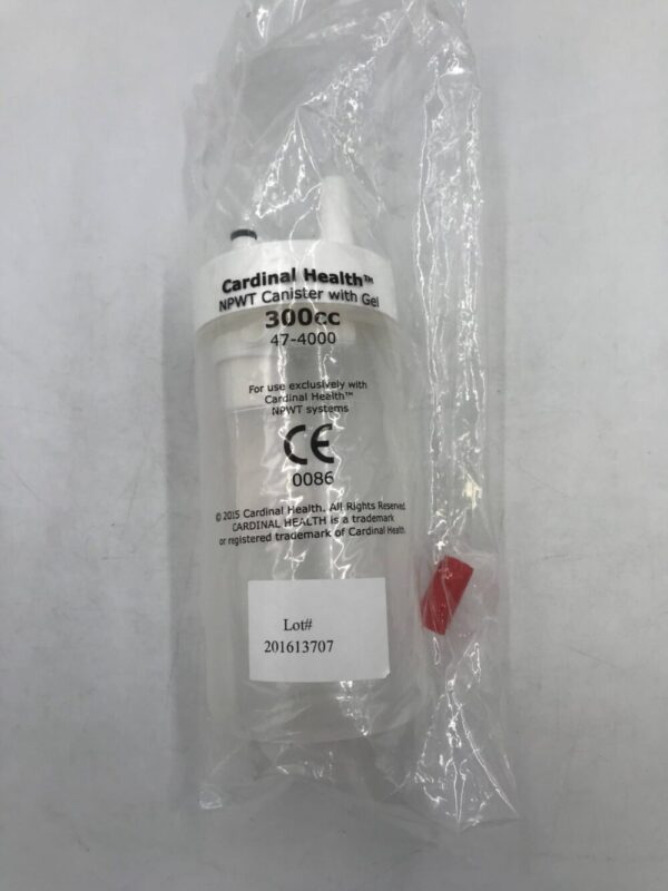 CARDINAL HEALTH 47-4000 NPWT Canister w/ Gel 300cc