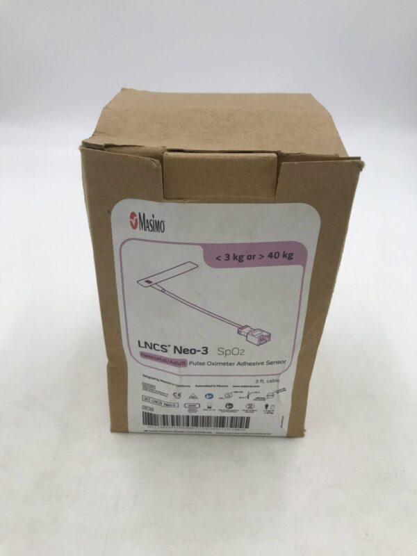 MASIMO 2320 LNCS Neo-3 Neonatal/Adult Pulse Oximeter Adhesive SpO2 Sensor w/3ft Cable, <3kg or>40kg (20/Box)(X)