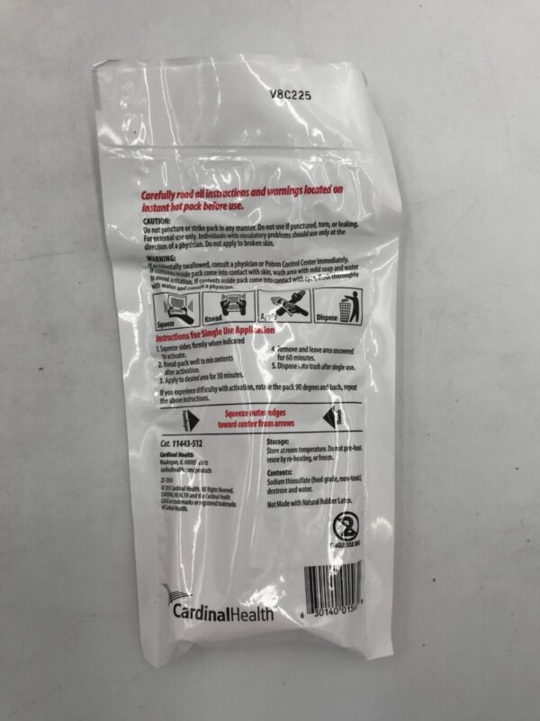 Cardinal Health 11443-512 Standard Hot Pack Small (6/Box)