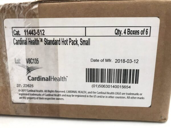 Cardinal Health 11443-512 Standard Hot Pack Small (4Box/Case)