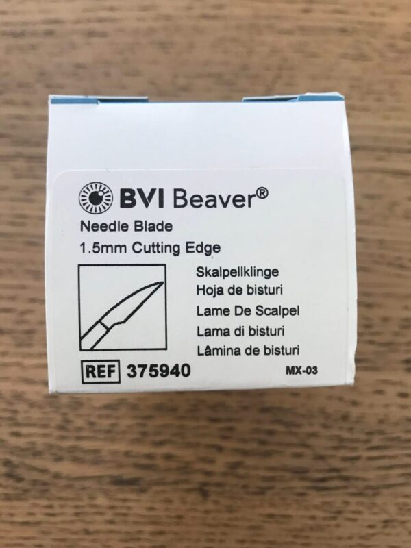 BVI 375940 Needle blade Cutting Edge 1.5mm (3/Box)