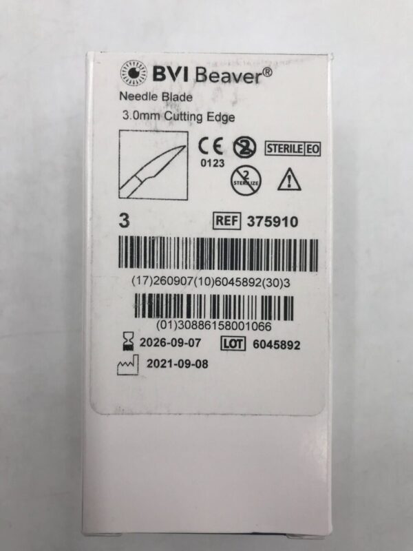 BVI 375910 Needle Blade Cutting Edge 3mm (3/Box)
