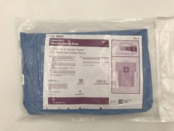 Cardinal Health 29522 Convertors Tiburon Thyroid Sheet106" x 121" x 77"  (X)