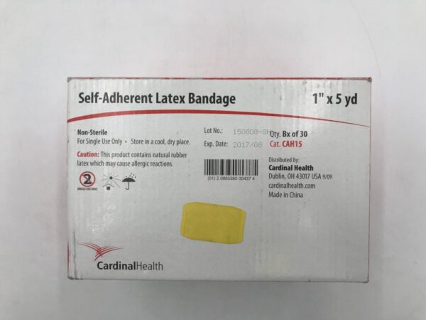 Cardinal Health CAH15 Self-Adherent Bandage Non-Sterile 1" x 5yd (30/Box) (X)