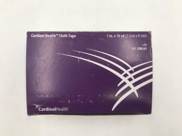Cardinal Health 3TRCL01 Cloth Tape 1" x 10yd (12/Box) (X)