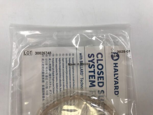 HALYARD 22108 Closed Suction System for Adults Endotracheal, Double Swivel Elbow 14F