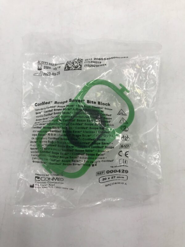 CONMED 000429 Scope Saver Bite Block 20x27mm