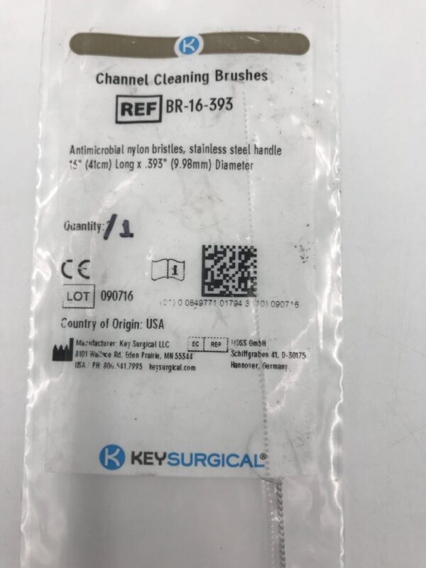 KeySurgical BR-16-393 Channel Cleaning Brushes (1/Bag)