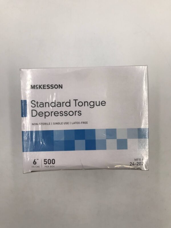 McKesson 24-202 Standard Tongue Depressors 6" (500/Box)