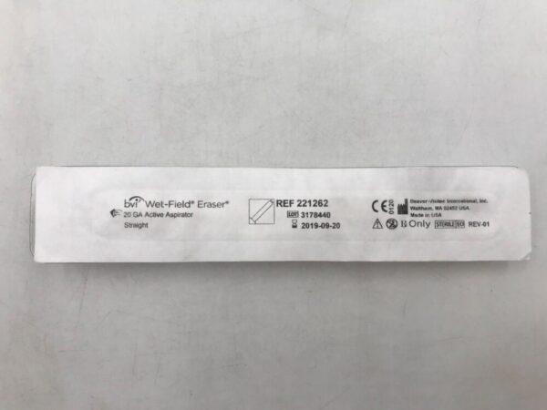 BVI 221262 Wet-Field Eraser Active Aspirator, Straight 20Ga (X)