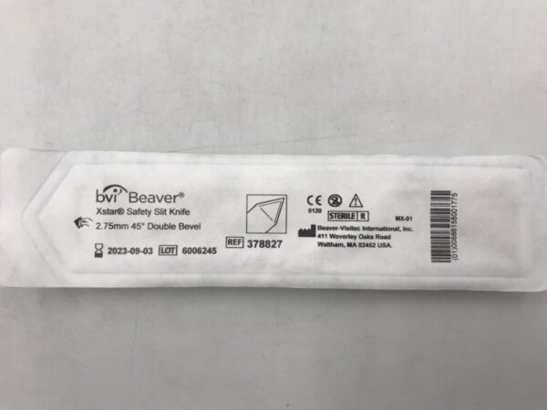 BVI 378227 Xstar Safety Slit Knife Bevel Up 2.75mm x 45Deg (X)