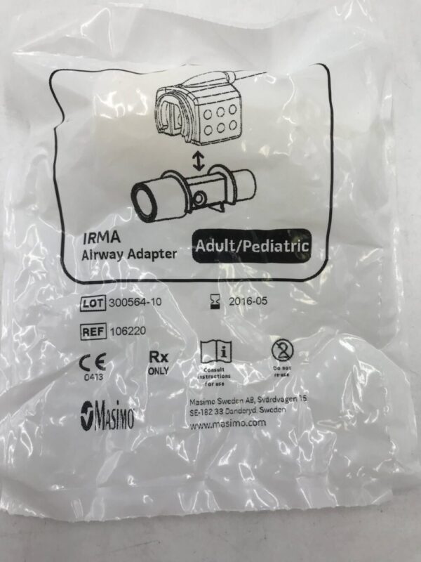 Masimo 106220 IRMA Airway Adapter Adult/Pediatric (X)