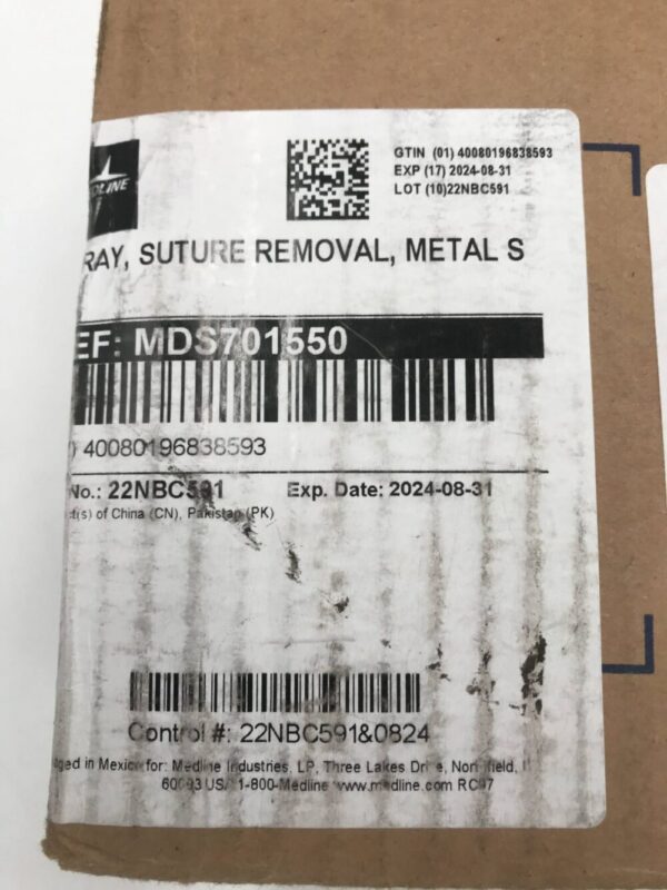 MEDLINE MDS701550 Suture Removal Tray (50/Case)