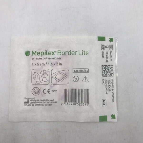 MÖLNLYCKE 281000 Self-Adherent Soft Silicone Foam Dressing 4 x 5 cm / 1.6 x 2" (X)