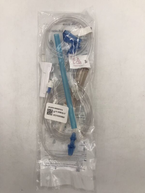BD 2420-0007 Alaris Pump Infusion Set Back Check Valve 2 SmartSite Y-Sites 20ml Drops
