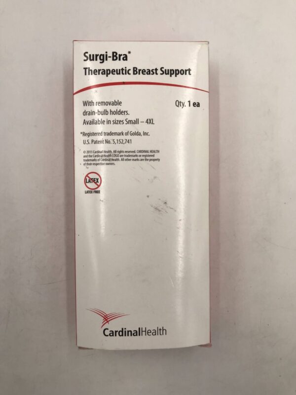 Cardinal Health 46518-05LF Surgi-Bra Therapeutic Breast Support, 2X-Large