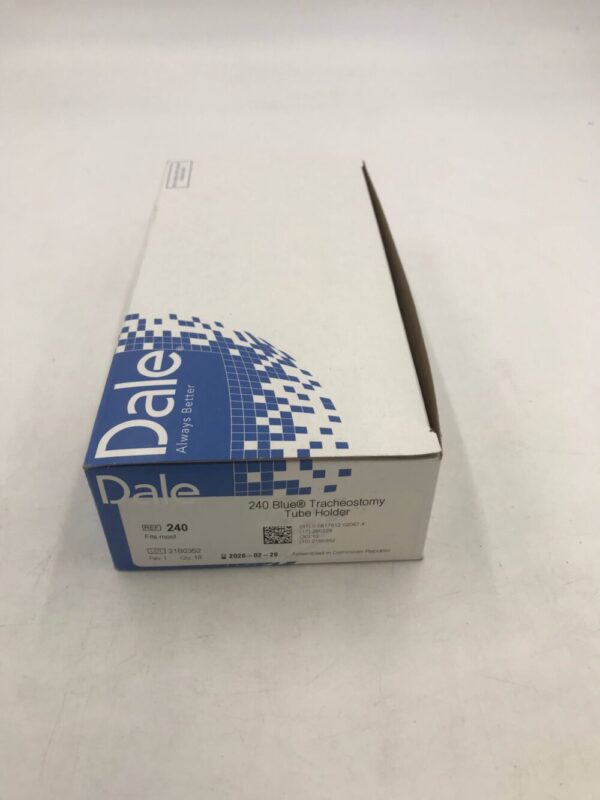 DALE MEDICAL 240 Blue Tracheostomy Tube Holder (10/Box)