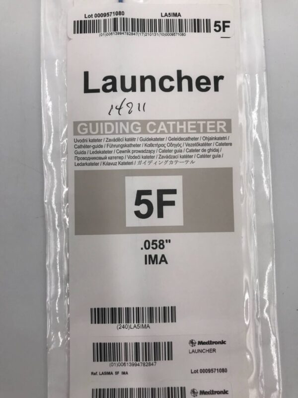Medtronic LA5IMA Launcher Guiding Catheter .058" IMA 5F 100cm (X)