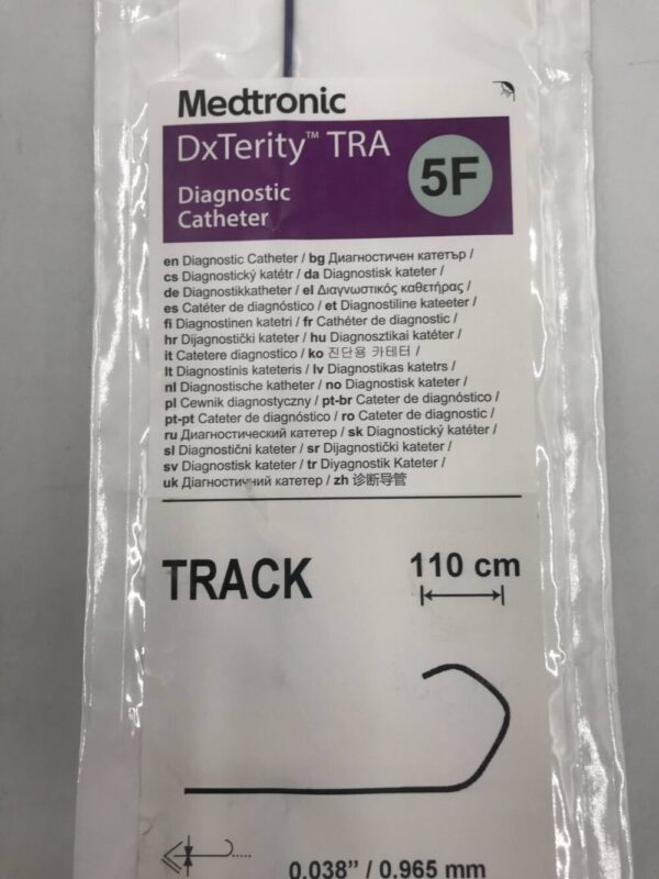 Medtronic U5TRACKSHA DxTerity TRA Diagnostic Catheter TRACK 5F 110cm (X)