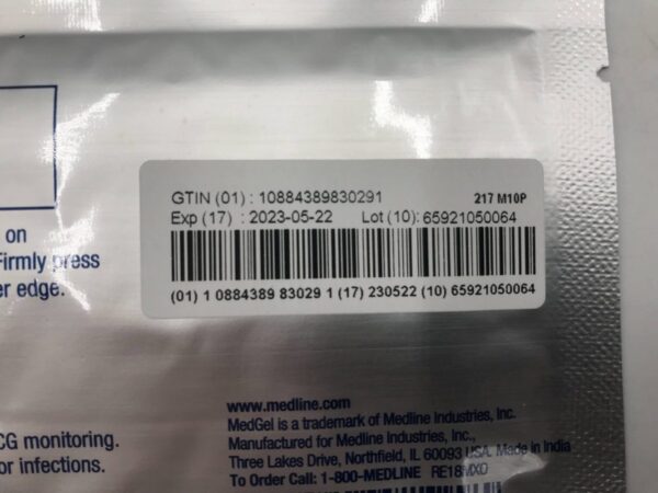 MEDTRONIC MDSM611405 Medgel ECG Electrode General Monitoring, Tape (5/Pack) (X)
