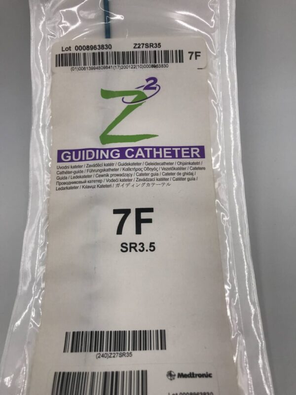 Medtronic Z27SR35 Z2 Guiding Catheter SR3.5 7F 100cm (X)