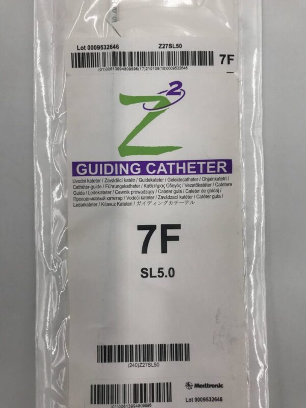 Medtronic Z27SL50 Z2 Guiding Catheter SL 5.0 7F 100cm (X)