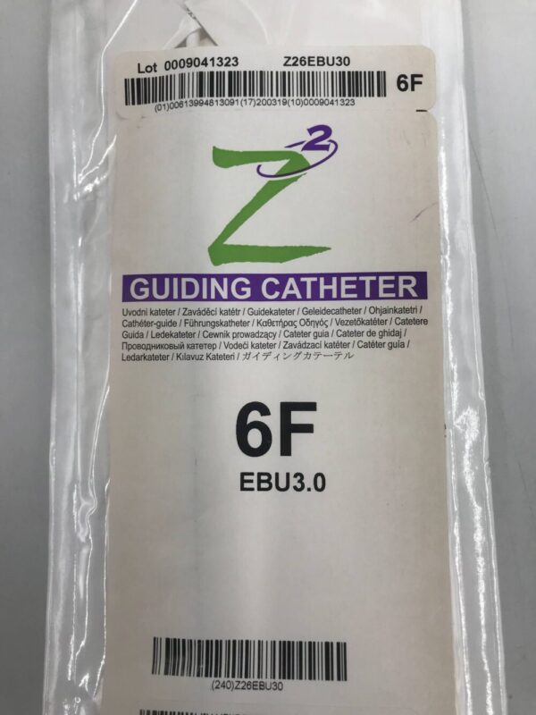 Medtronic Z26EBU30 Z2 Guiding Catheter EBU3.0 6F 100cm  (X)