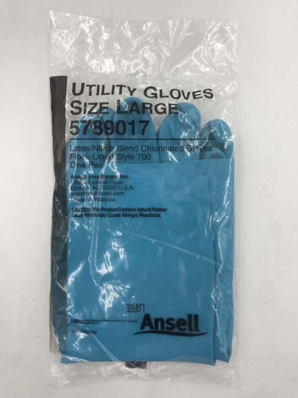 ANSELL 5789017 Utility Gloves, Large, Flock-Lined (1 Pair)