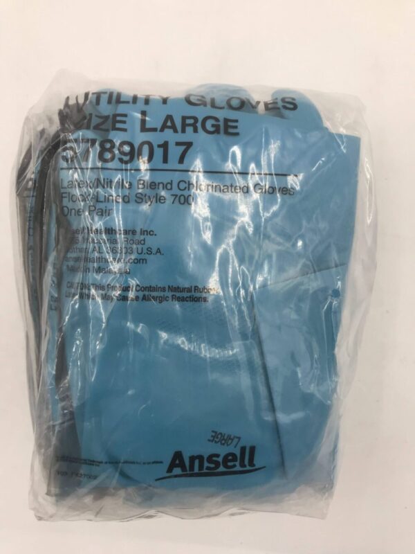 ANSELL 5789017 Utility Gloves, Large, Flock-Lined (12 Pair/Pkg)