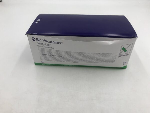 BD Vacutainer 367281 Safety-Lok Blood Collection Set 21G x 3/4in x 12in (50/Box)