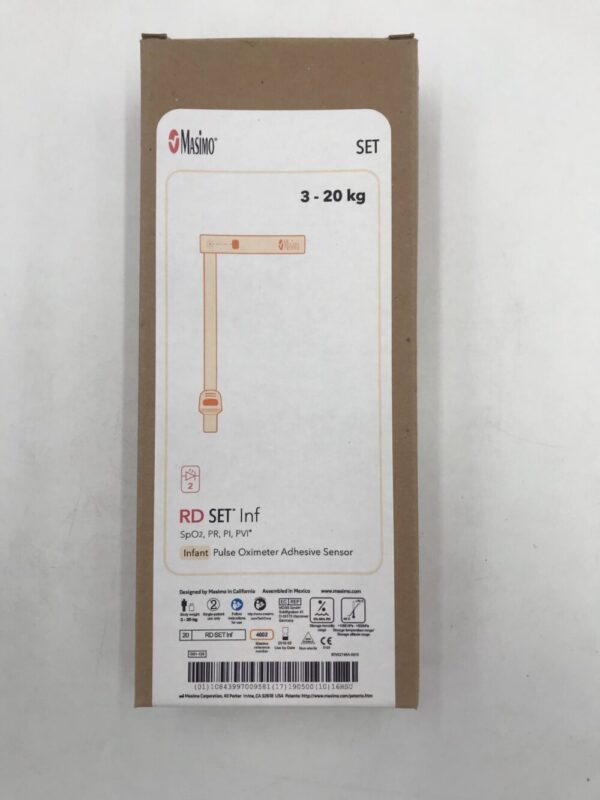 MASIMO 4002 RD Set Inf, Infant Pulse Oximeter Adhesive Sensor 3-20Kg (20/Box)(X)