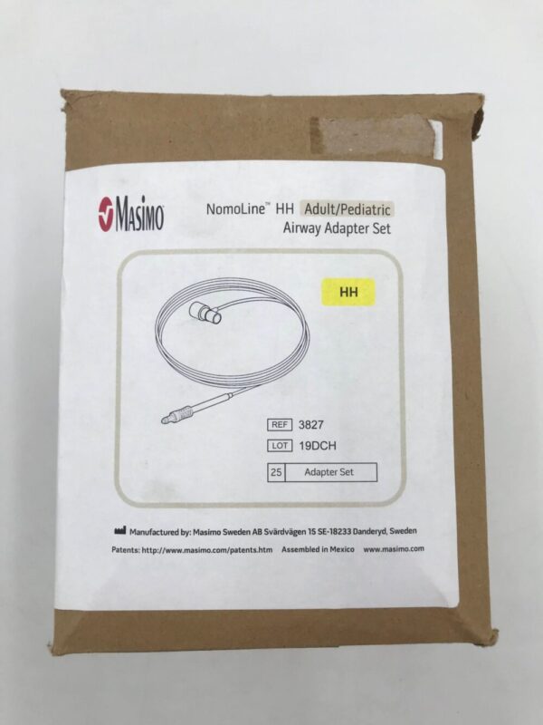 MASIMO 3827 Nomoline HH Adult/Pediatric Airway Adapter Set (25/Box)(X)