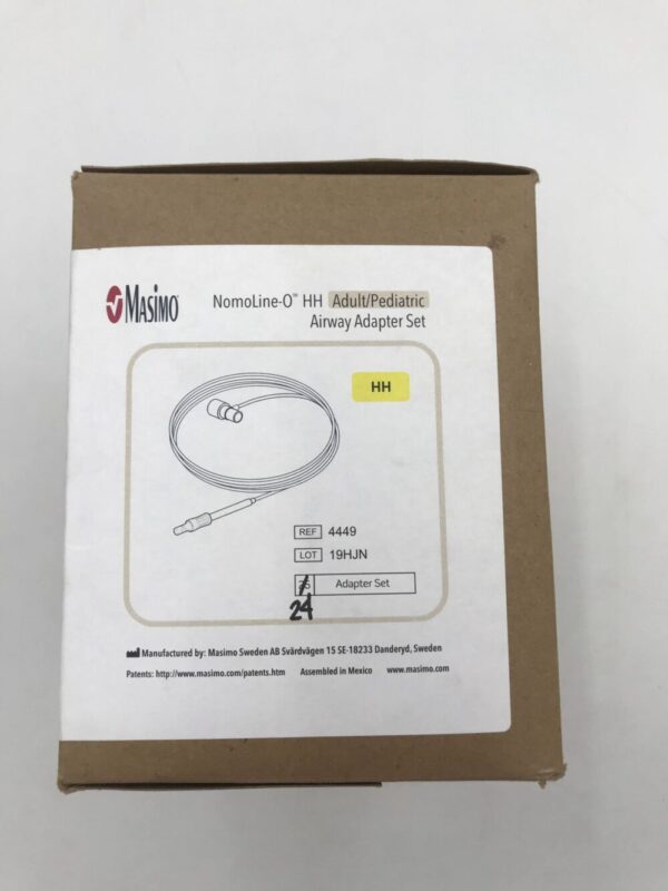MASIMO 4449 NomoLine-O Adult/Pediatric Airway Adapter Set (24/Box)(X)