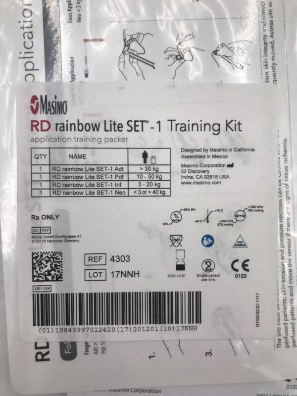 MASIMO 4303 RD Rainbow Lite Set -1 Training Kit (X)